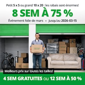 Depotium Mini Entrepôt - Montreal Promotion