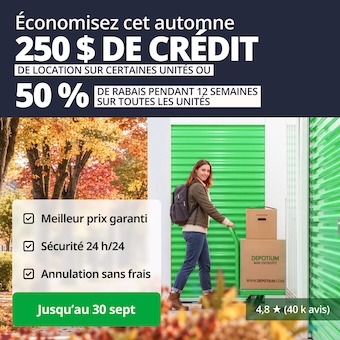 Depotium Mini Entrepôt - Montreal Promotion